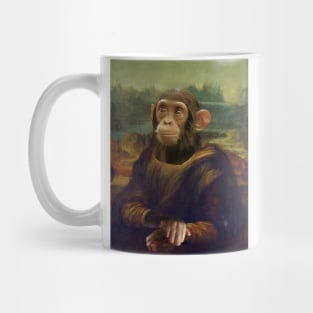 Mona Lisa Chimpanzee Mug